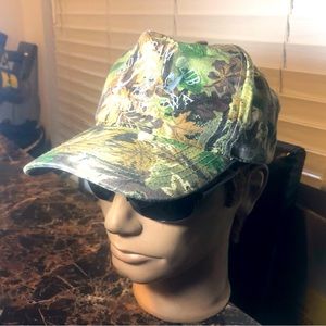otto Men’s Green Tan Camouflage Baseball Cap Size One